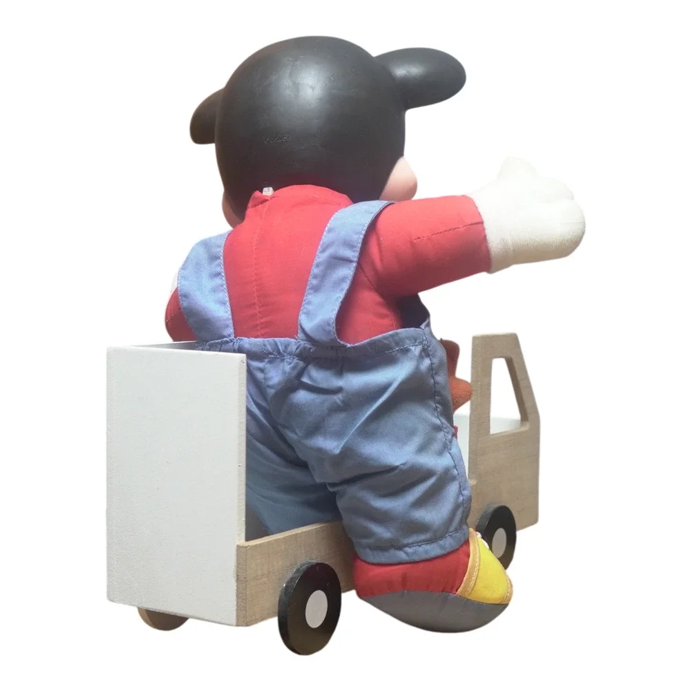 Vintage Mickey Mouse Learning Toy Dress Doll Tie Buckle Zip Button Disney Plush - Picture 3 of 16